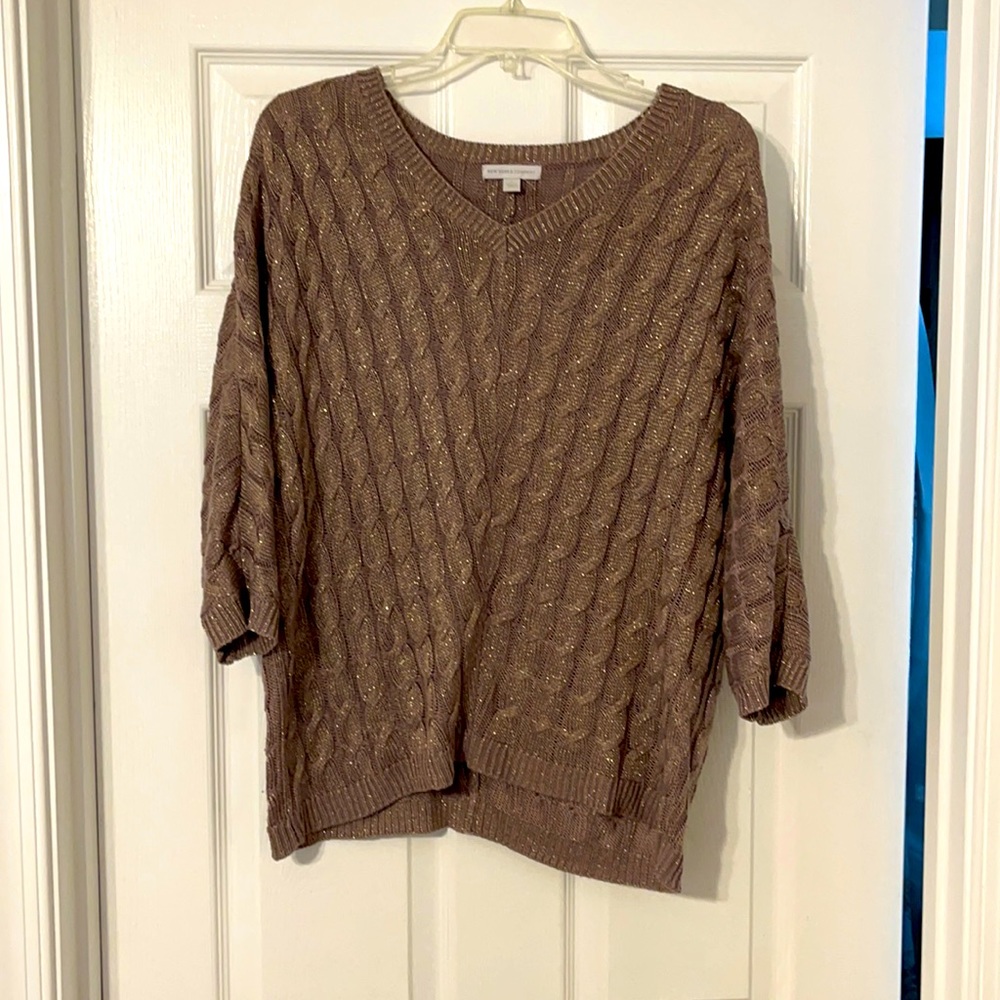 V neck sweater